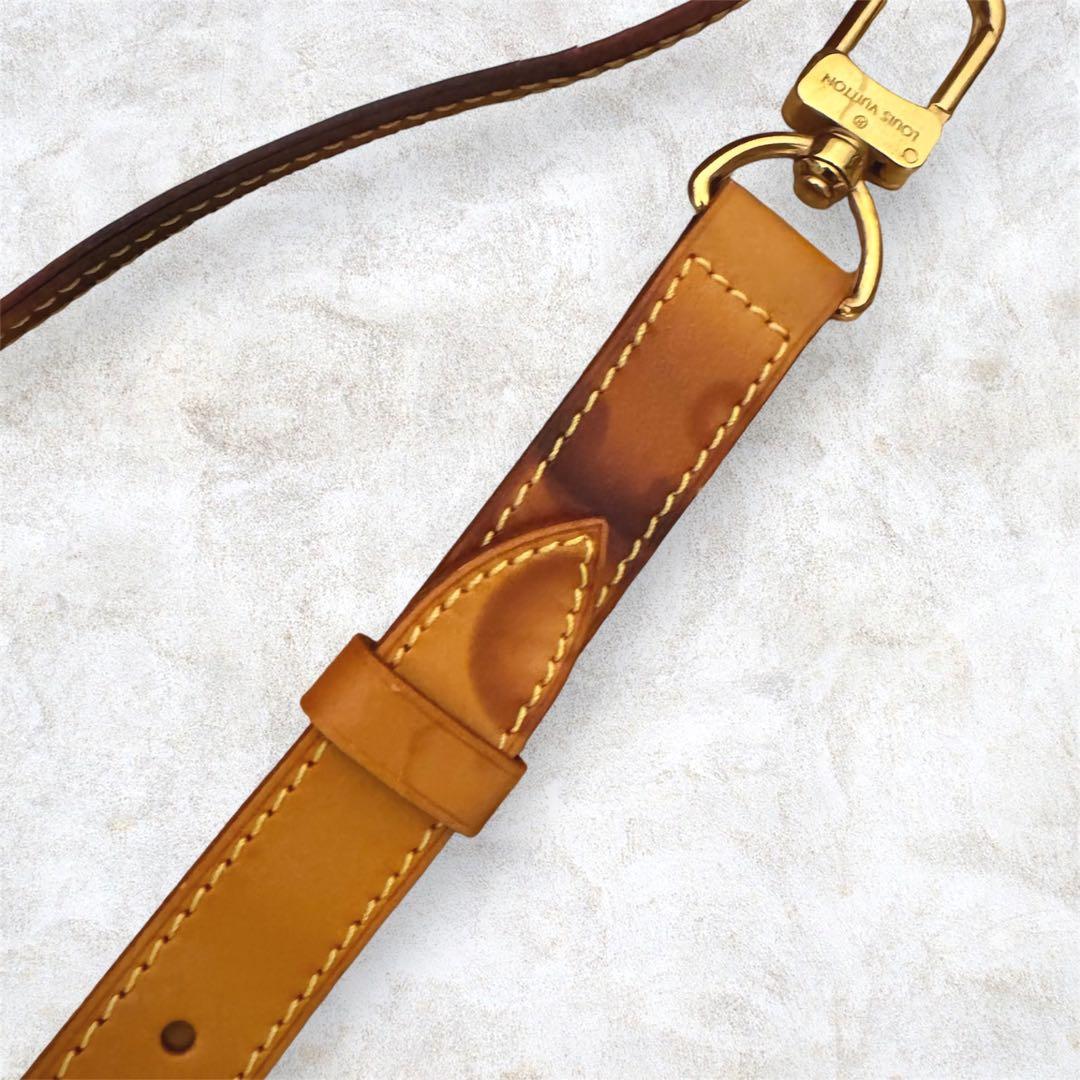 LOUIS VUITTON ルイヴィトン レザー ショルダーストラップ ブラウン