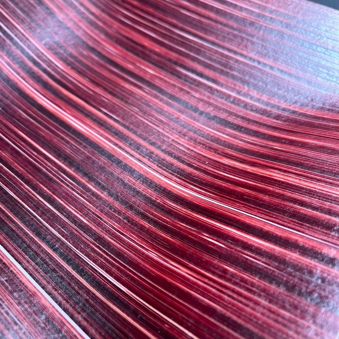 未使用完美品】新倉晴比古 木精の器 ガラスアート ステンドグラス 工芸品