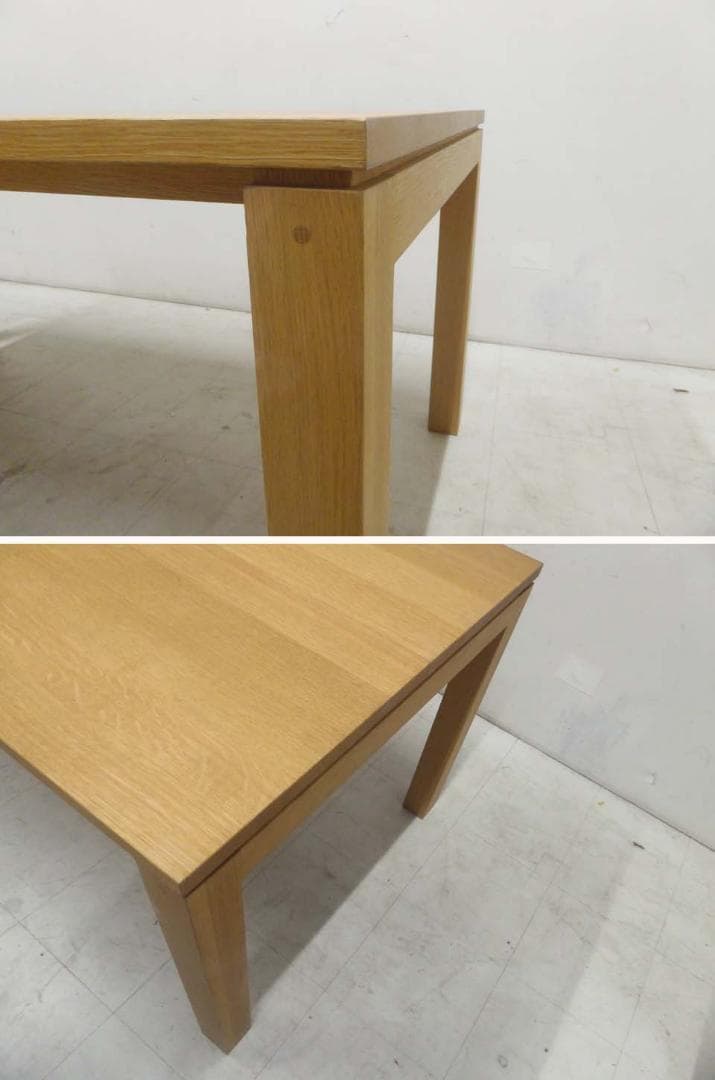 美品■マスターウォール ■オーク材 無垢材 ダイニングテーブル 幅160㎝