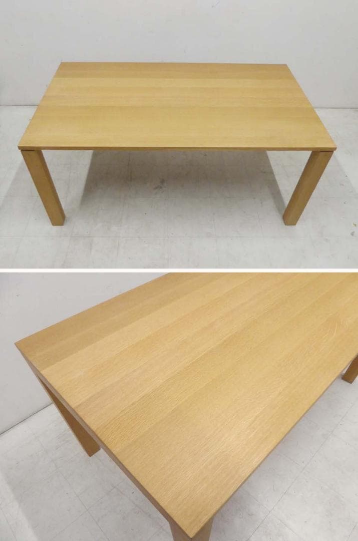 美品■マスターウォール ■オーク材 無垢材 ダイニングテーブル 幅160㎝