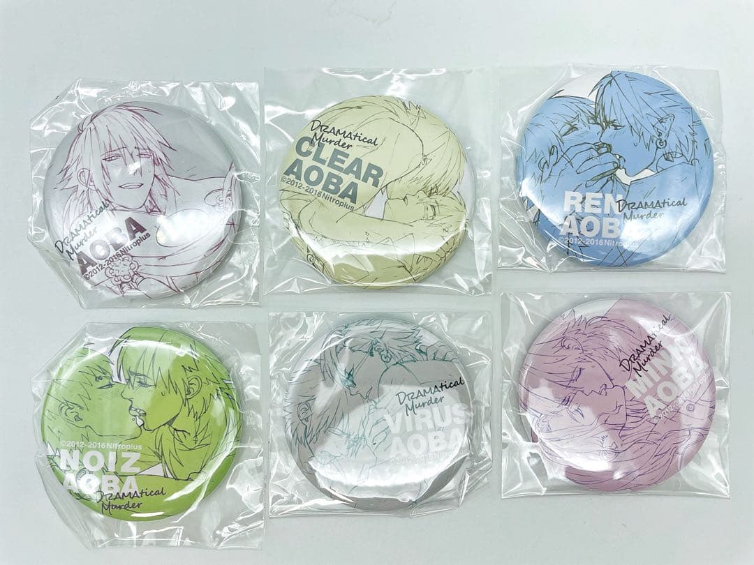 DRAMAtical Murder 缶マグネットコレクション 6種セット ドラマダ