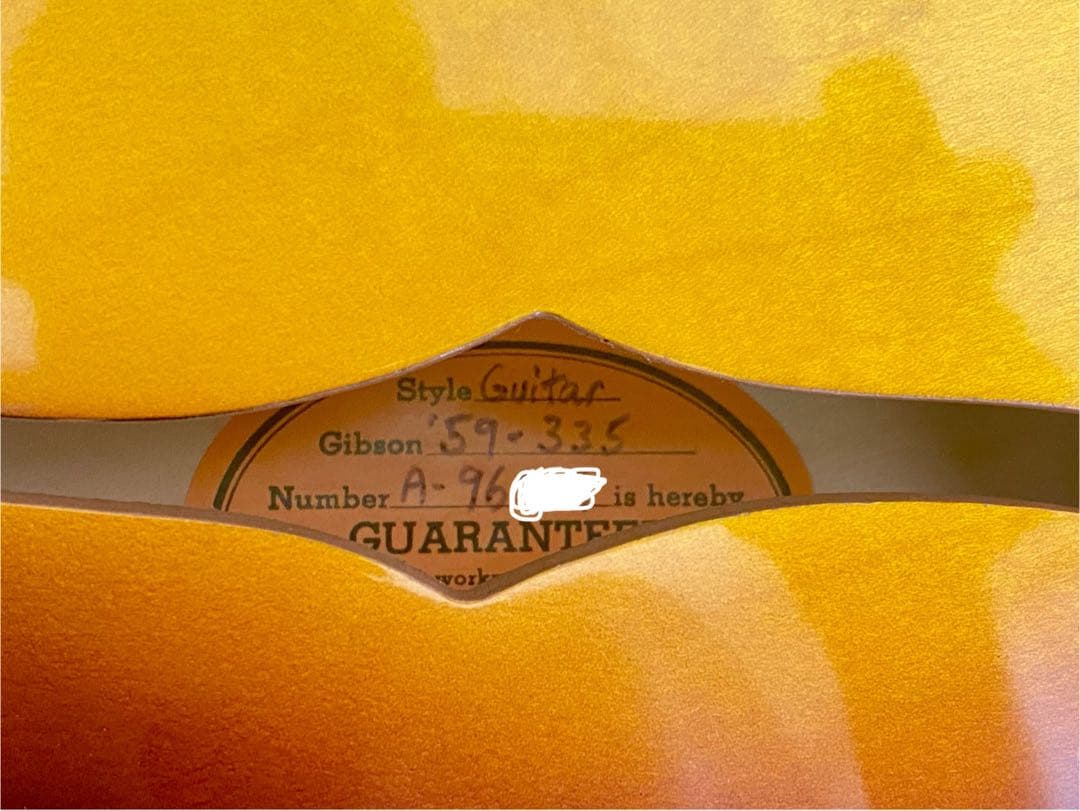 Gibson Custom Shop 1959 ES-335 VOS 中古