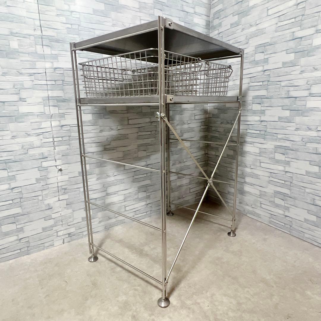 無印良品 ステンレス ユニットシェルフ MUJI 棚 ラック