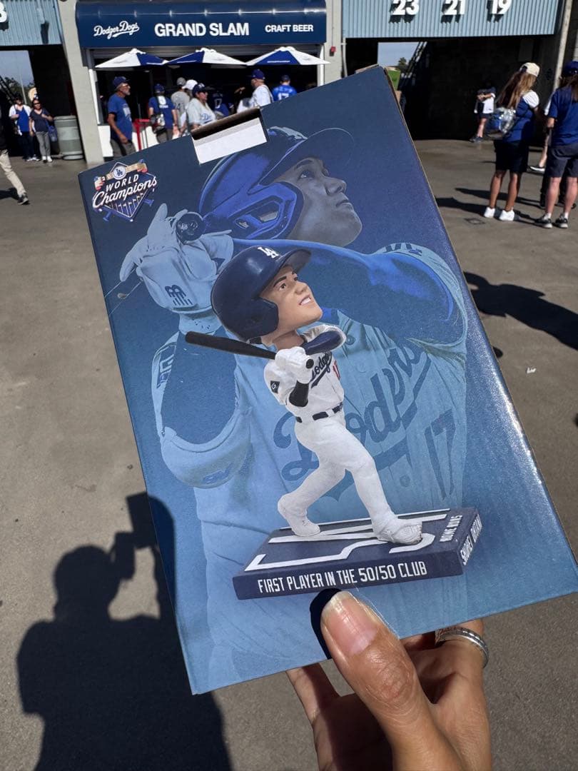 大谷翔平 50/50 バブルヘッド 来場者限定 スタジアム配布 冊子付き