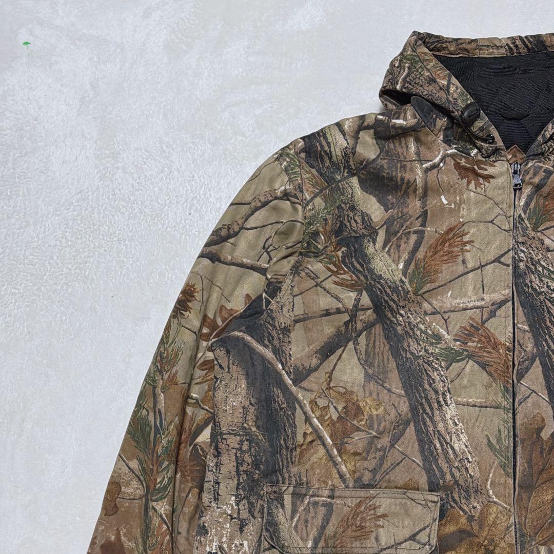 REALTREE XL リアルツリーカモ フード付きジャケット カーキ 迷彩