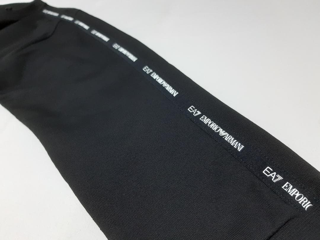 【新品】EA7/アルマーニジュニア　テーピング・黒スウェット　14A・14歳