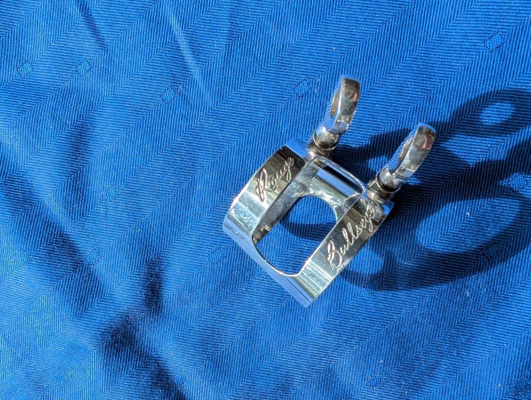 た*る様 ブルズアイ・ルージュ EX 総銀(クラリネット用リガチャー)