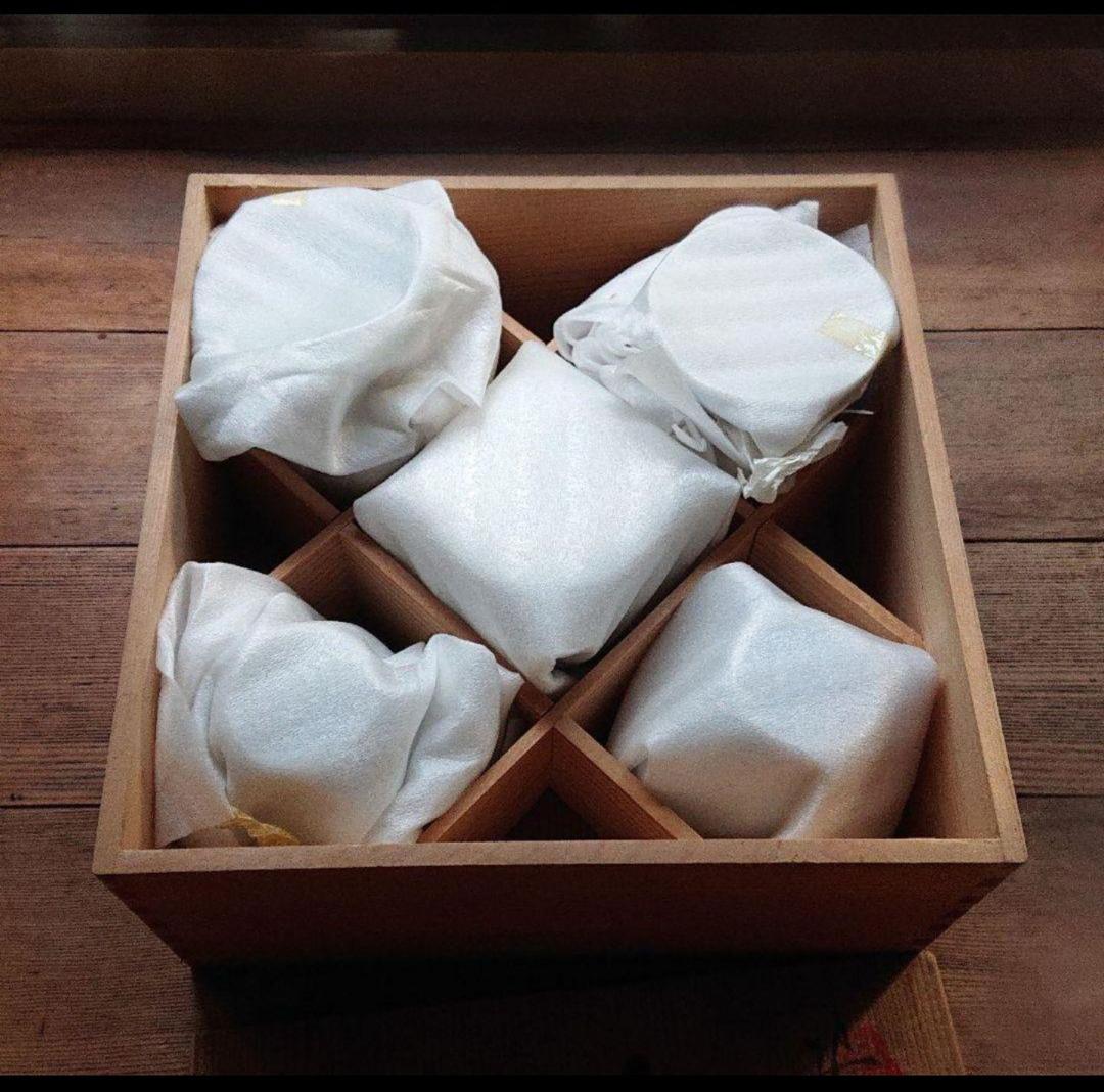 華山萬右衛門窯 蒸茶碗 5個セット