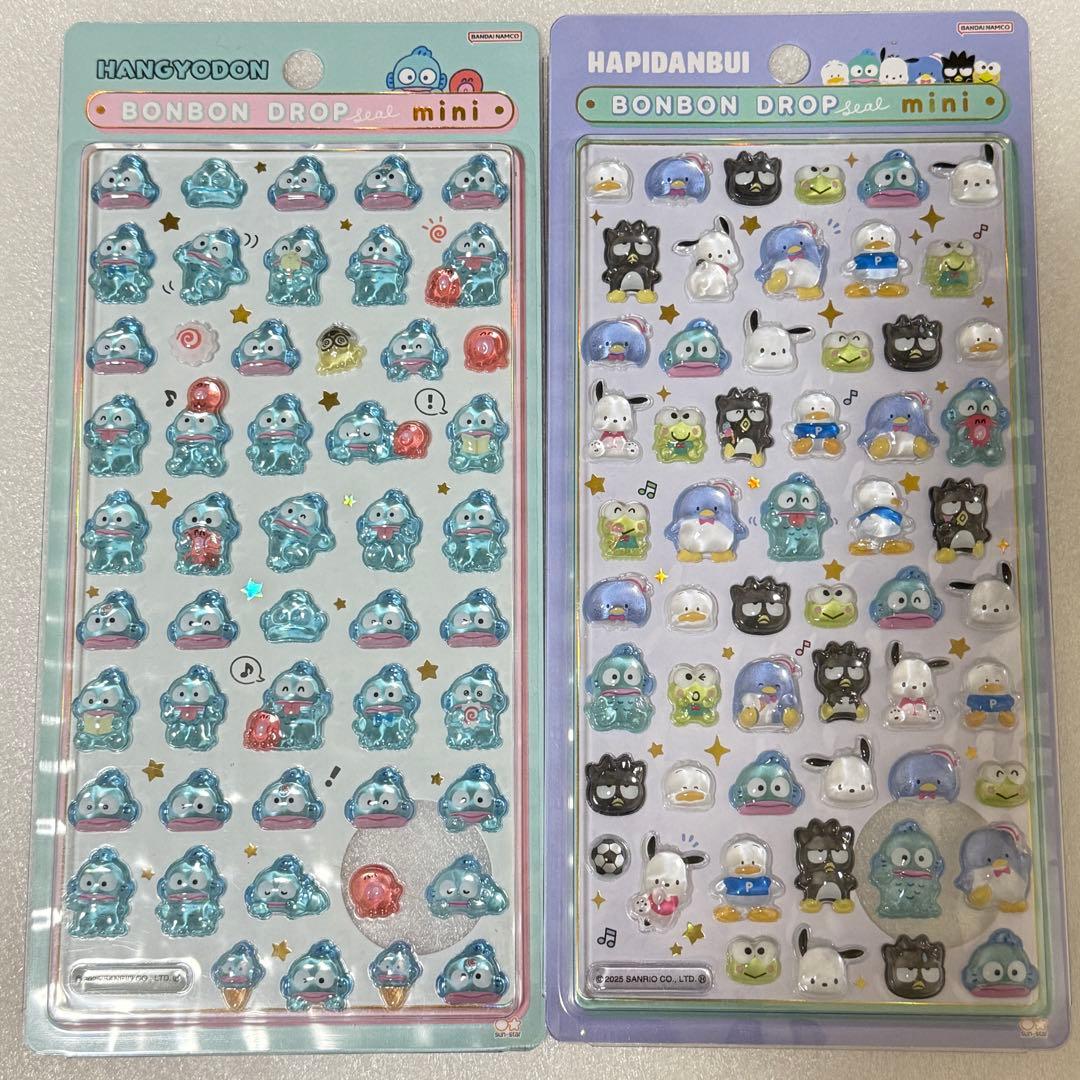 【国内正規品】　サンリオ ボンボンドロップシール　ミニ　コンプリート