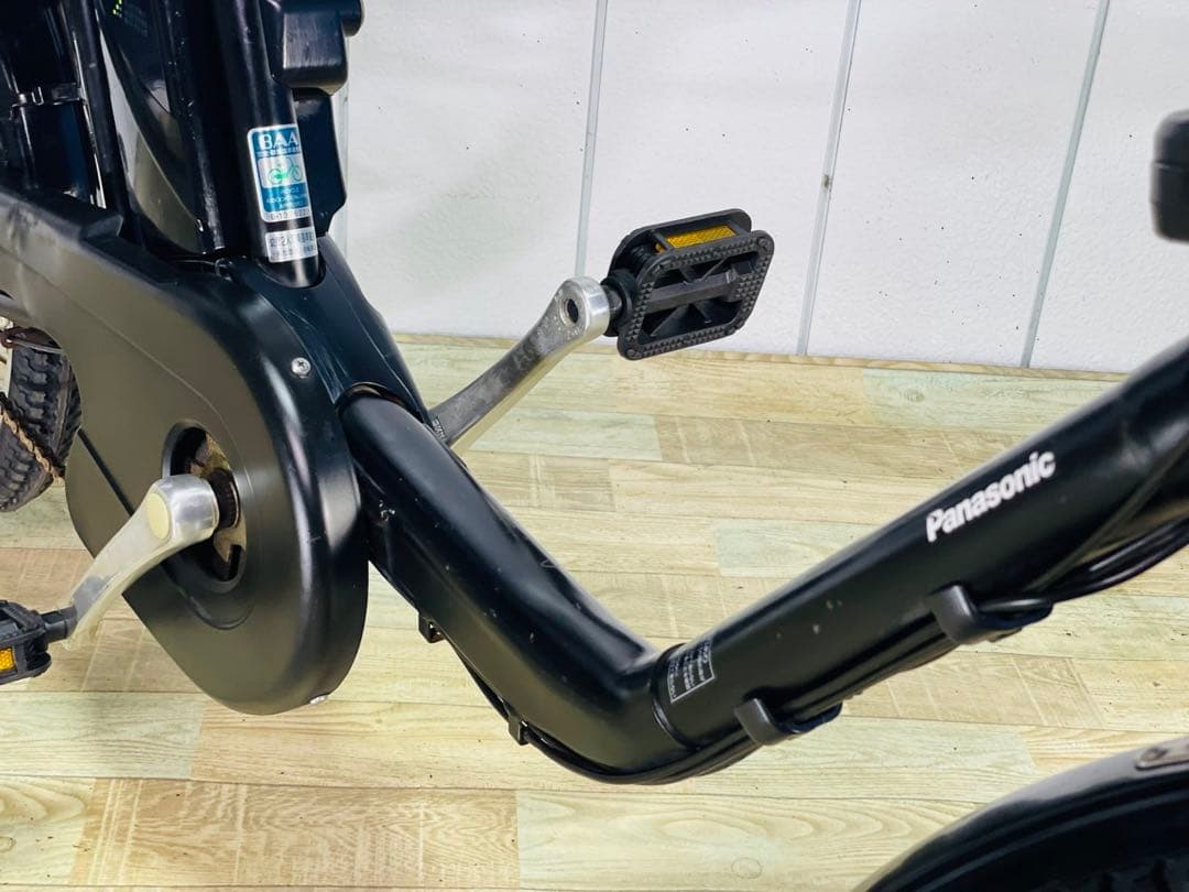 2738パナソニック8.9アンペア　3人乗り対応子供乗せ　電動アシスト自転車
