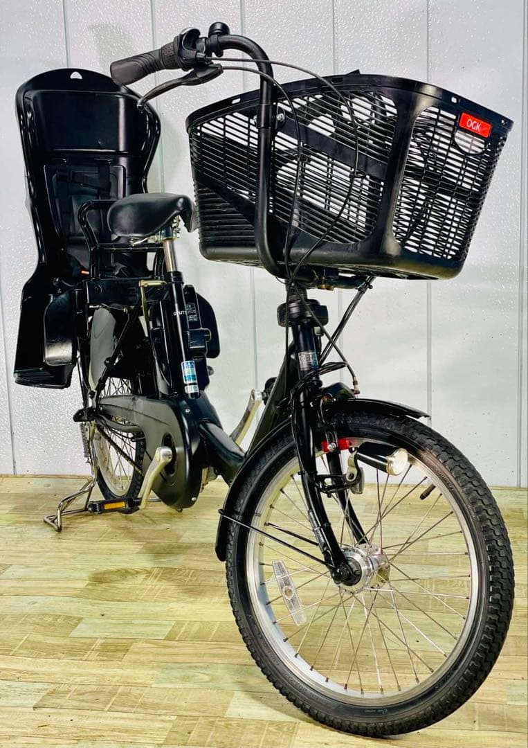 2738パナソニック8.9アンペア　3人乗り対応子供乗せ　電動アシスト自転車