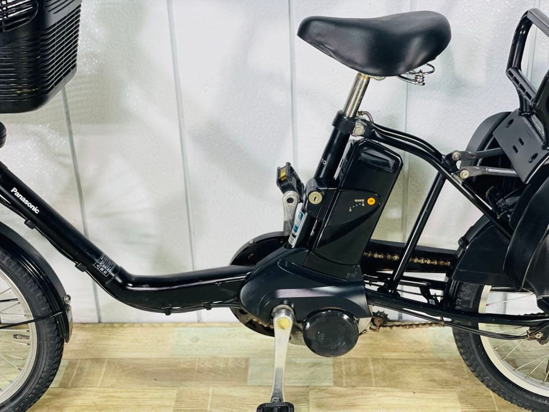 2738パナソニック8.9アンペア　3人乗り対応子供乗せ　電動アシスト自転車