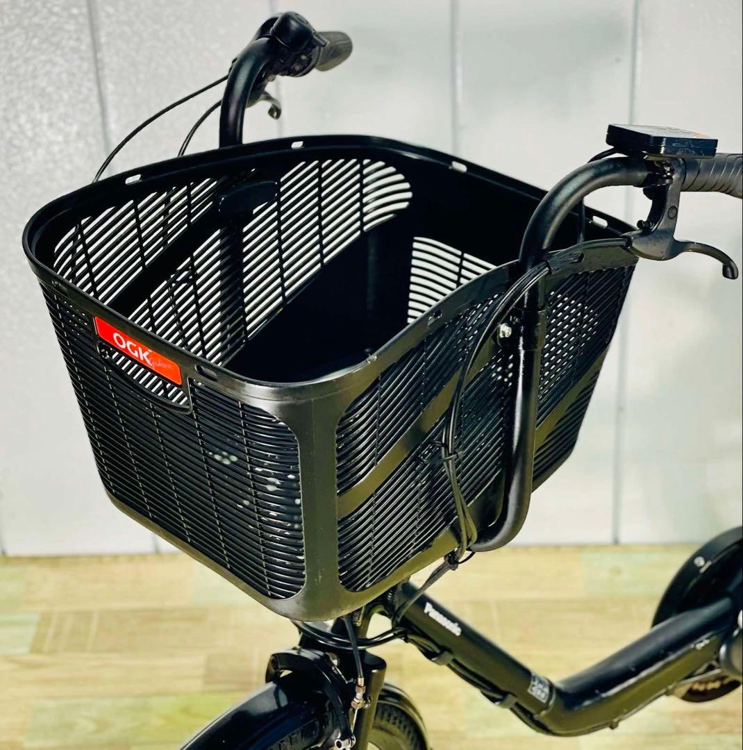 2738パナソニック8.9アンペア　3人乗り対応子供乗せ　電動アシスト自転車