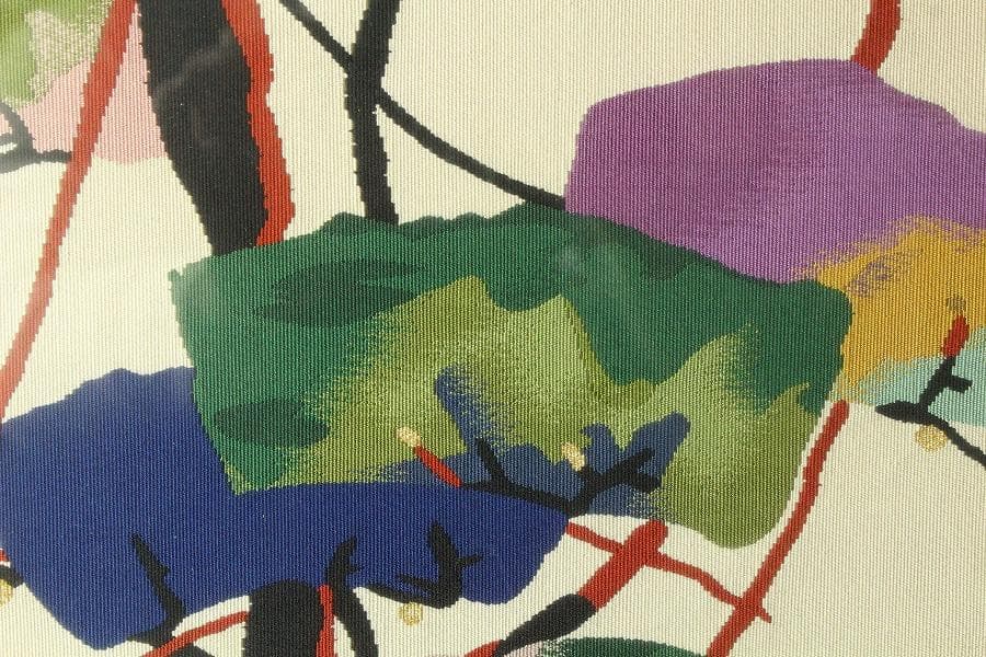 堂本印象 つづれ松 染め裂 額装 西陣 呉服屋蔵 美品(K-LC935) - メルカリ