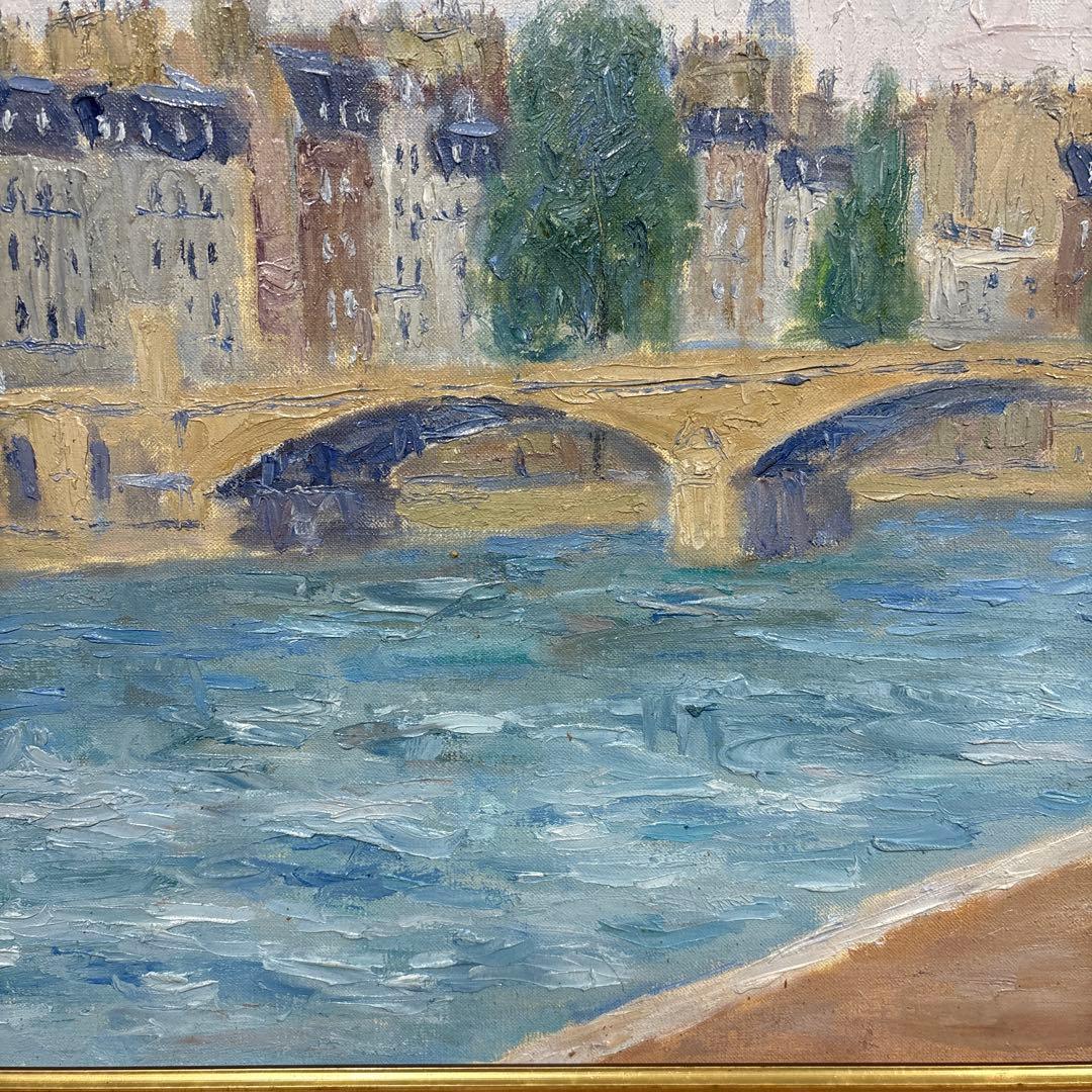 画家　梶田英一　油彩画