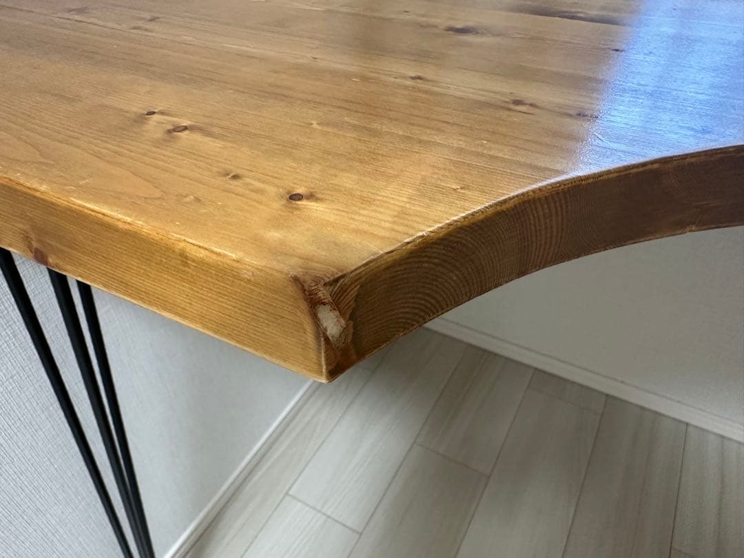 LOWYA 木製 L字デスク