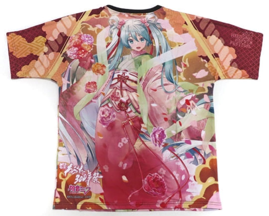 弘前ねぷた300年祭」×「初音ミク」 繚乱フルグラTシャツ Art by 大堂 弘前