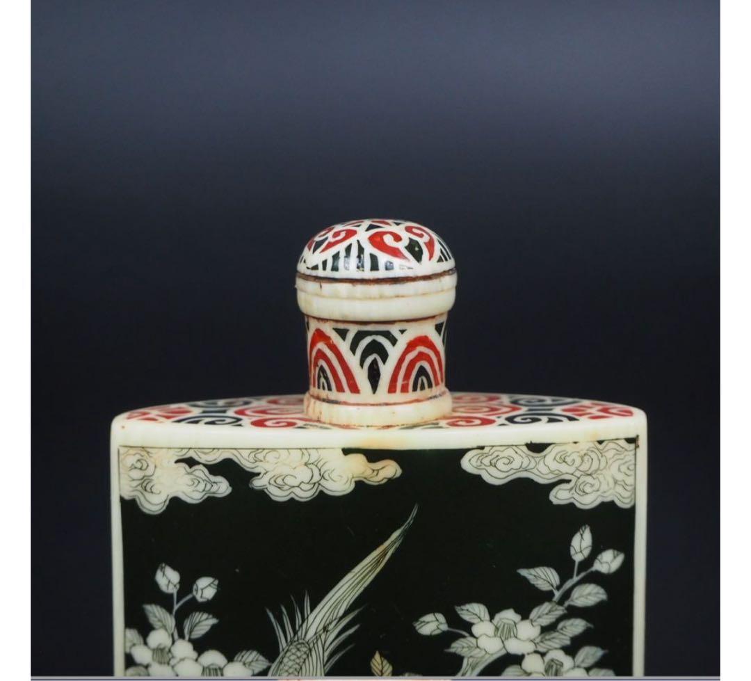 送料無料 『乾隆』款 細密彫 花鳥人物図鼻煙壺 72g 中国古玩 - メルカリ