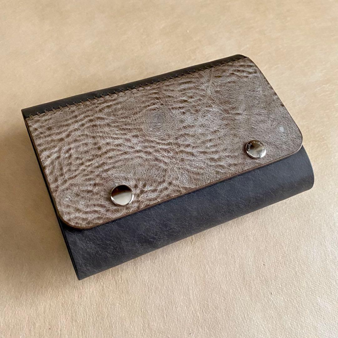 自由手帳 ミニ6 グレー×ネイビー