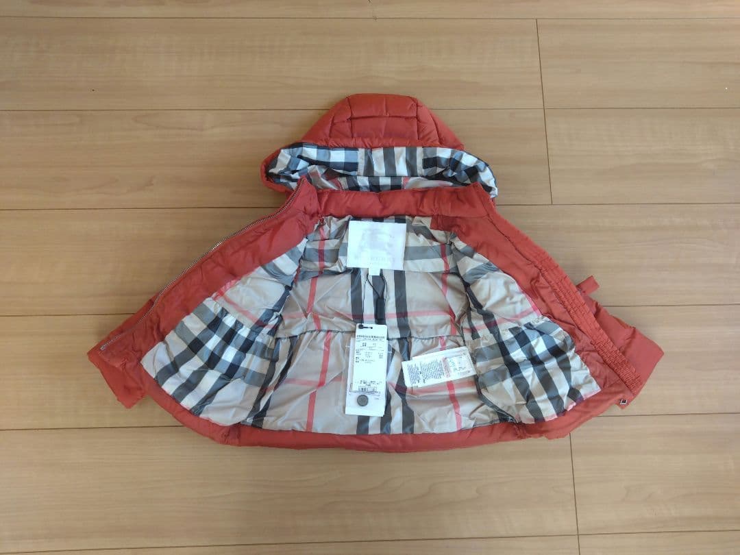 本日限定値下げ【新品】バーバリー　チルドレン　ダウン　コート　90cm　アウター