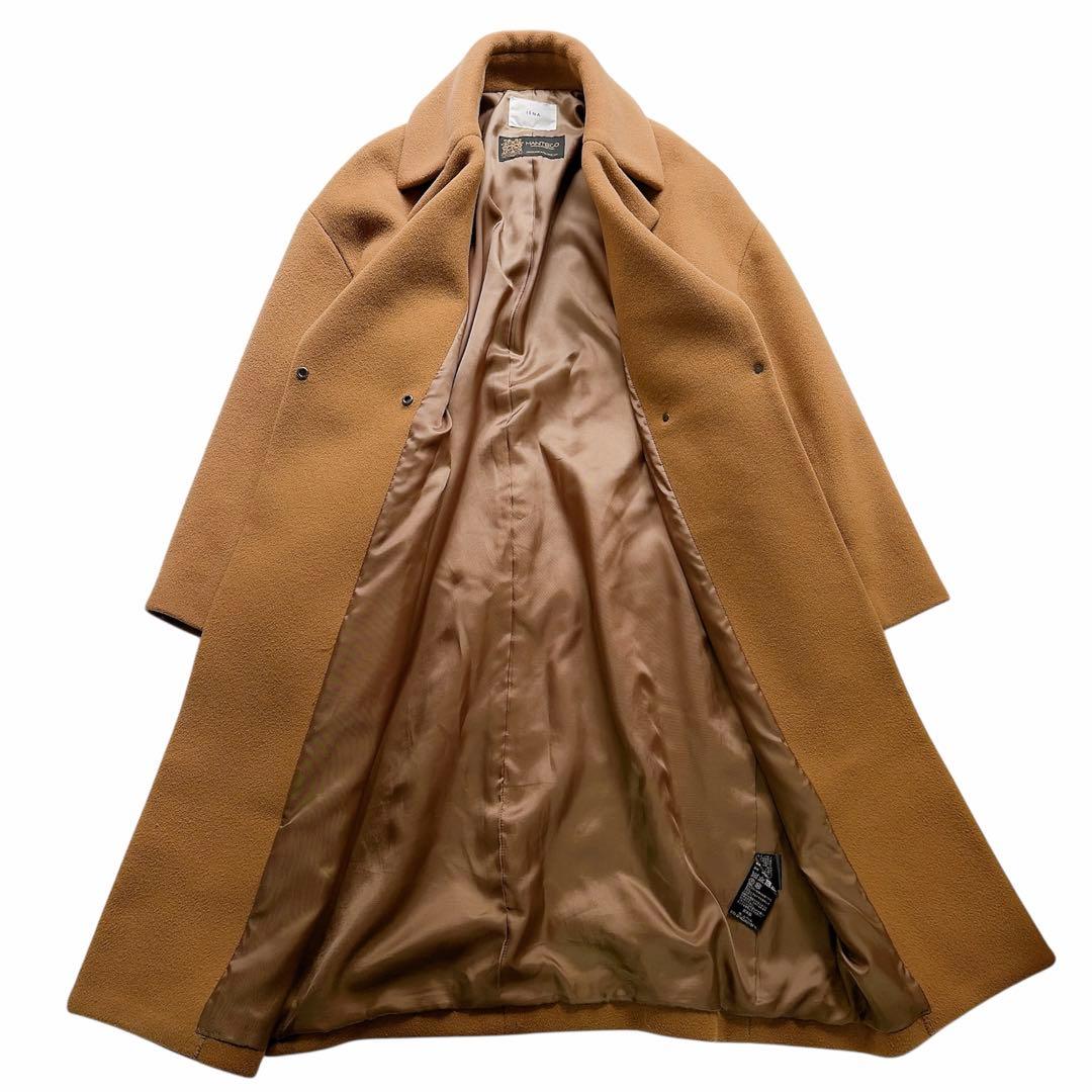 高級 イエナ MANTECO オーバーチェスターコート ロング ベージュ 36