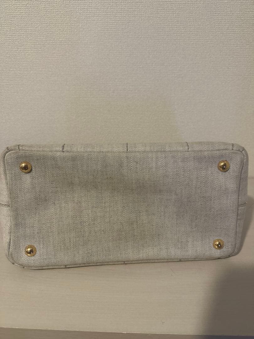 PRADA プラダ 2WAY デニム生地ショルダーバッグ