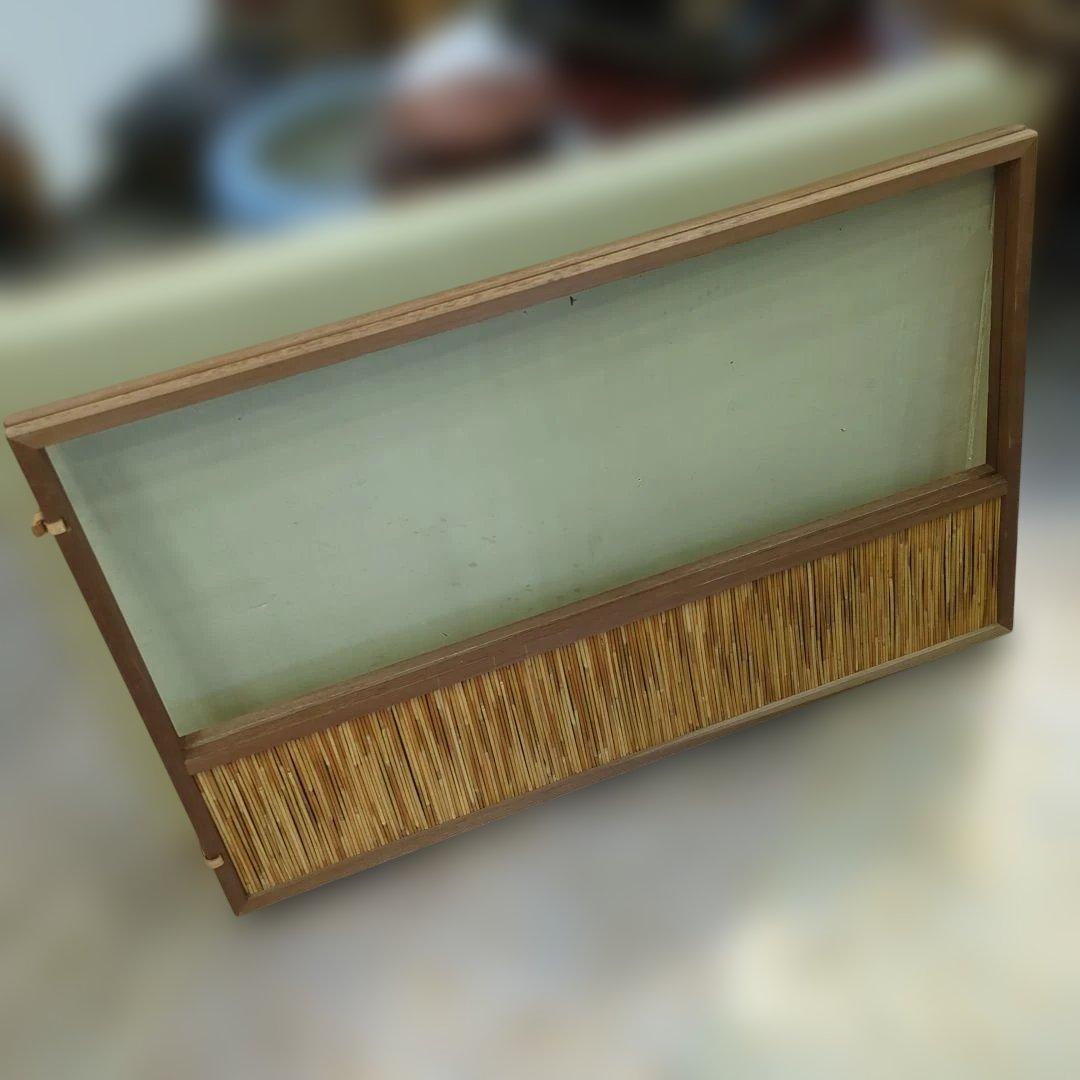 風炉先屏風 簾 透かし すだれ 衝立 間仕切り 茶道具 紙箱