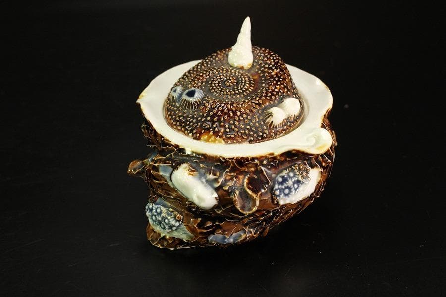 古平戸 名品 栄螺 蓋物 五件 京都料亭 蔵出