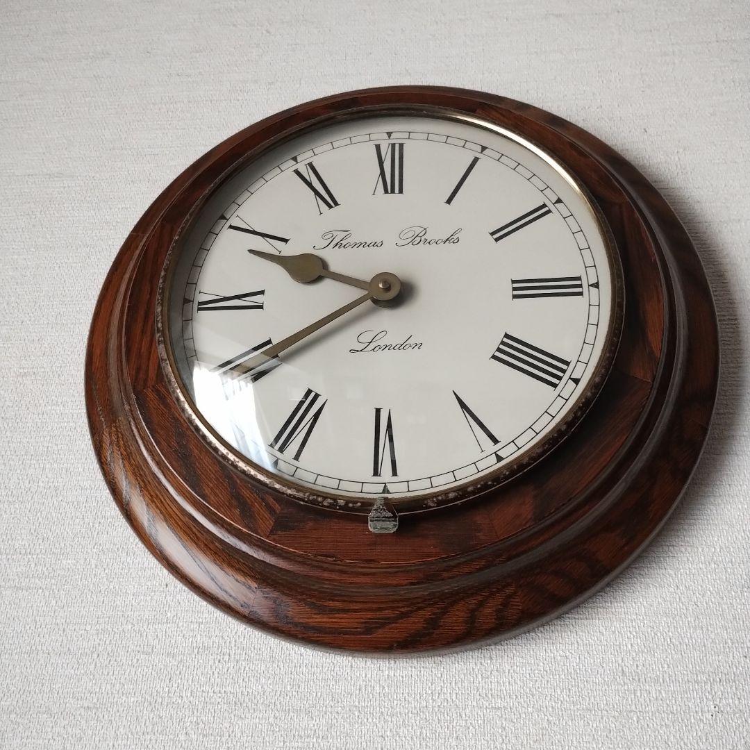 星*様 THOMAS BROOKS　LONDON　掛時計　クォーツムーブメント