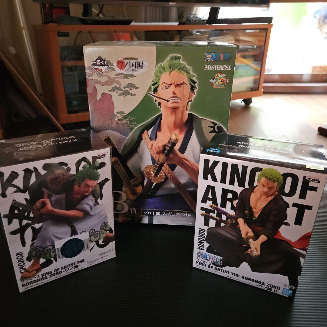 未開封❕ワンピースフィギュア　ゾロ　3点