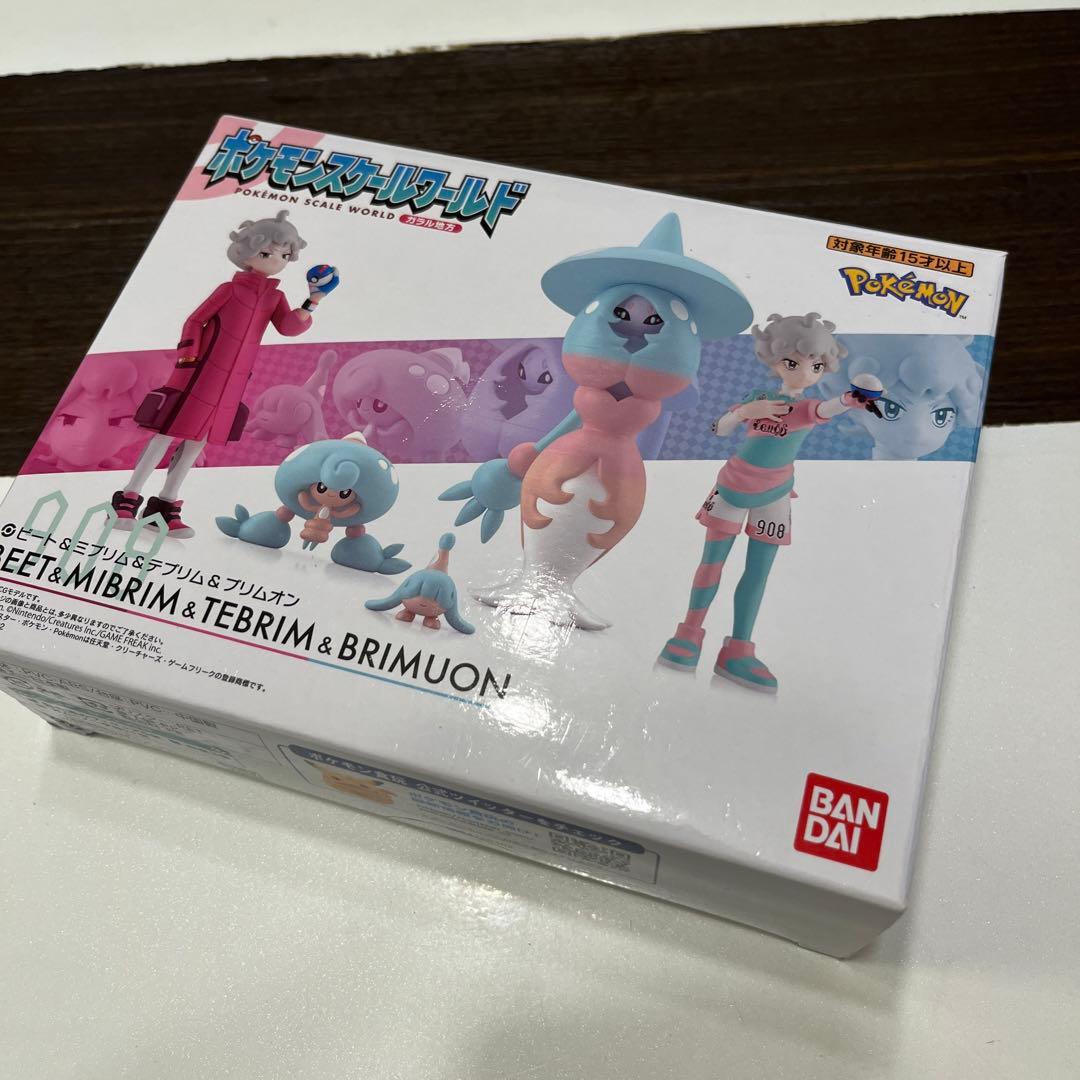 ポケモンワールド ビート&ミブリム&テブリム&ブリムオンフィギュア