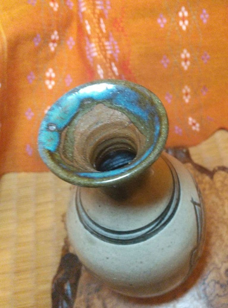 金城次郎】 魚紋徳利