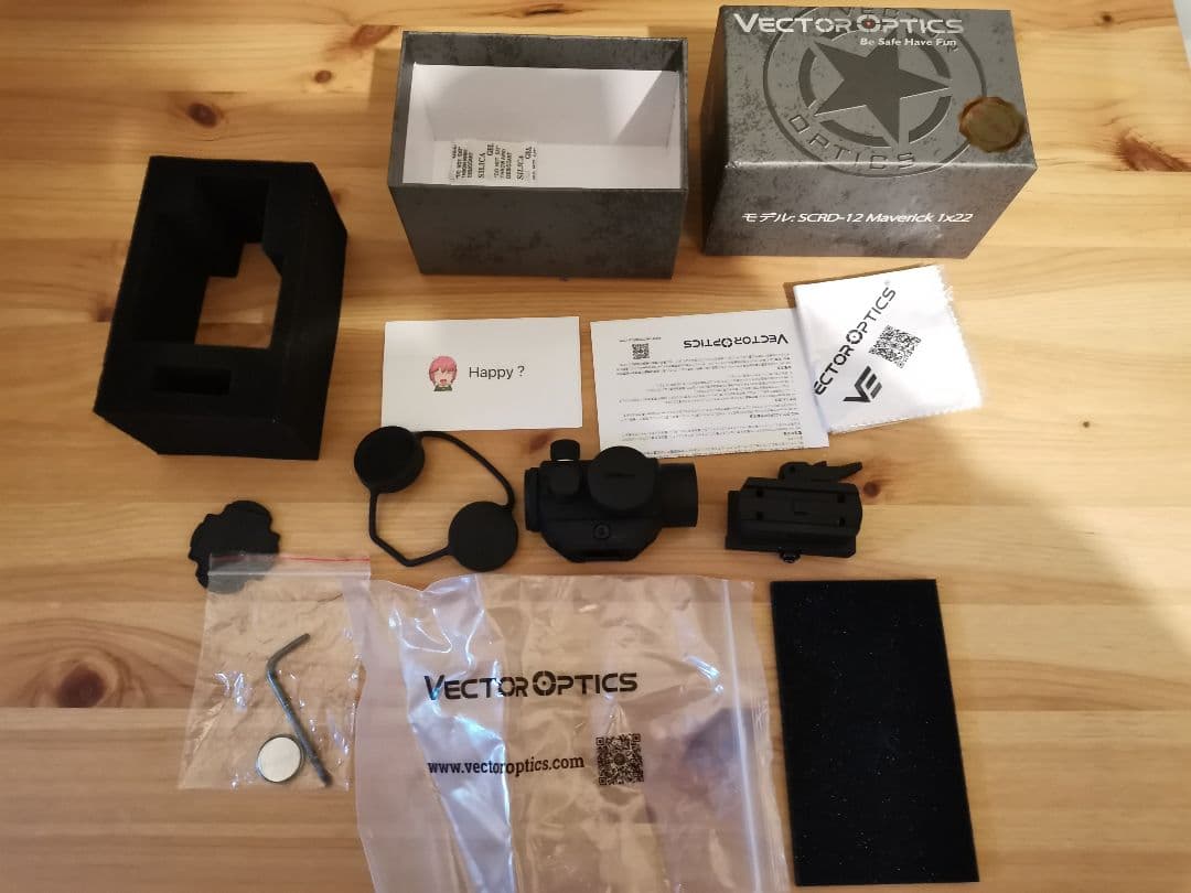 ベクターオプティクス『Maverick SCRD-12』T1 ドットサイト