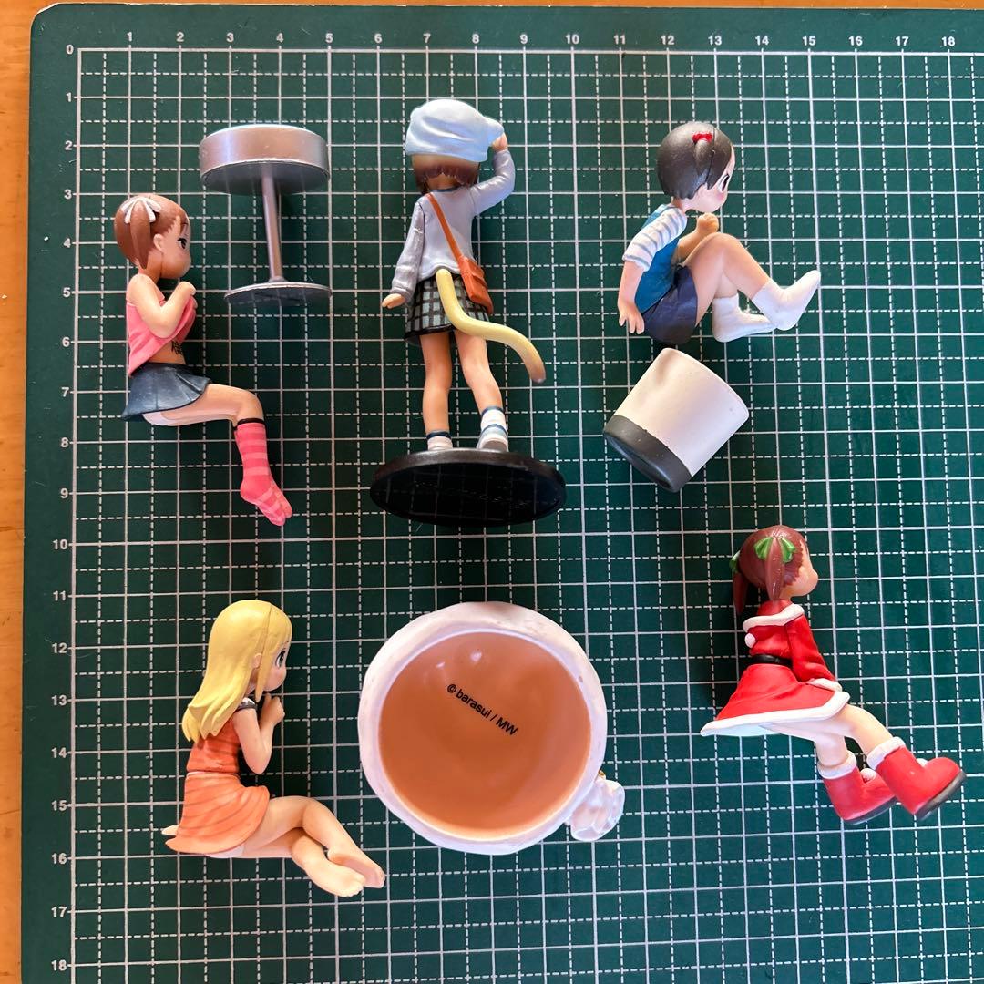 苺ましまろ 電撃大王 付録 フィギュア 5体セット - メルカリ