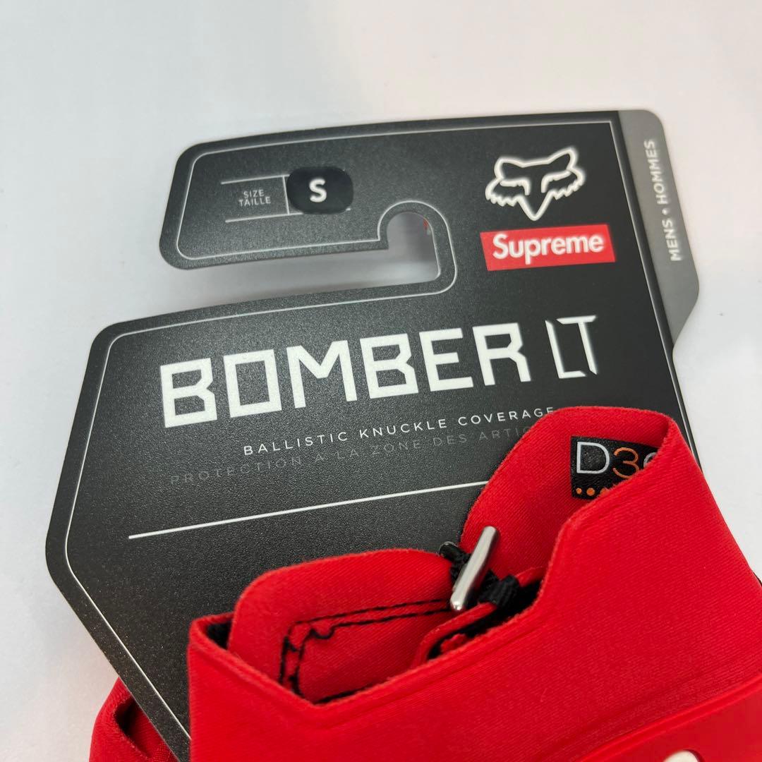 未使用品18SS Supreme Fox Racing Gloves 赤 S