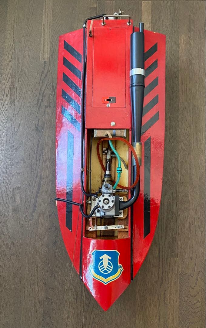 激レア 大島模型 マヌカイ 20 オメガタイプ RC艇ラジコンボート 当時物