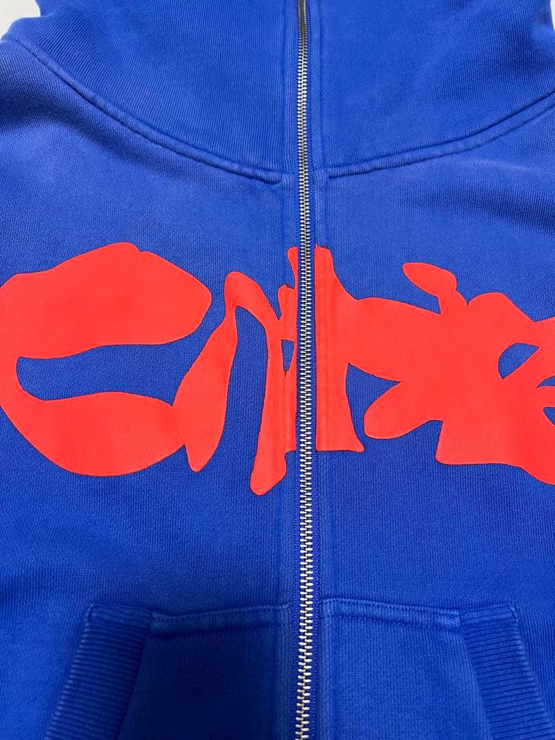 entire studios full zip ozone hoodie ブルー