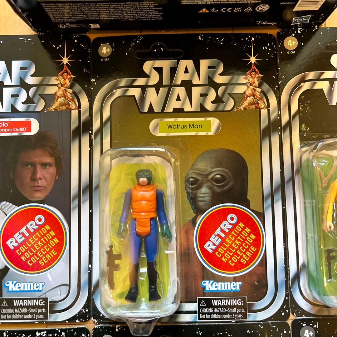 スターウォーズ レトロフィギュア 6体セット　ハンソロストームトルーパー