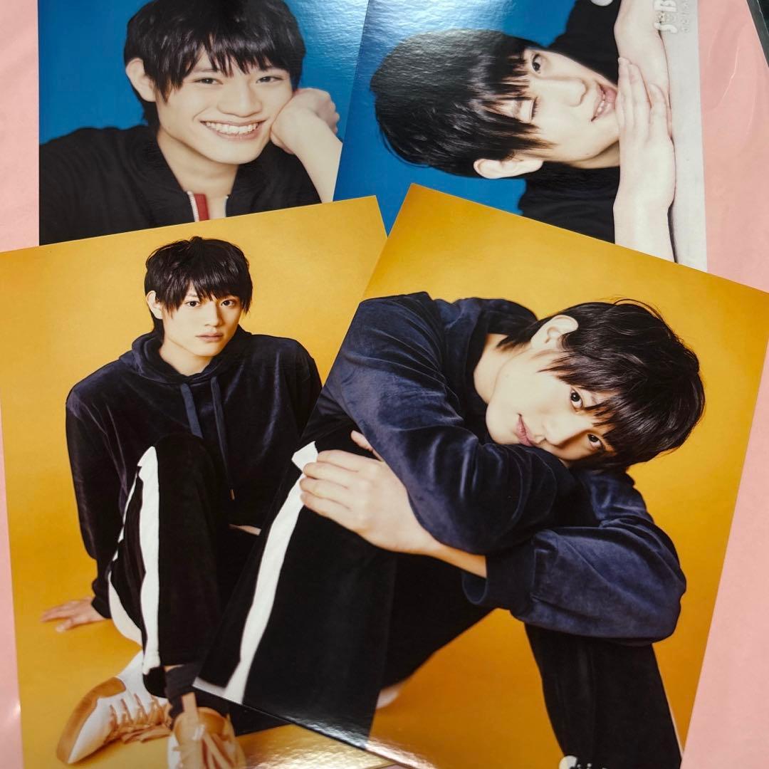 上村謙信 コメント入りサイン 生写真 さとり少年団 #009 ワンエン 生