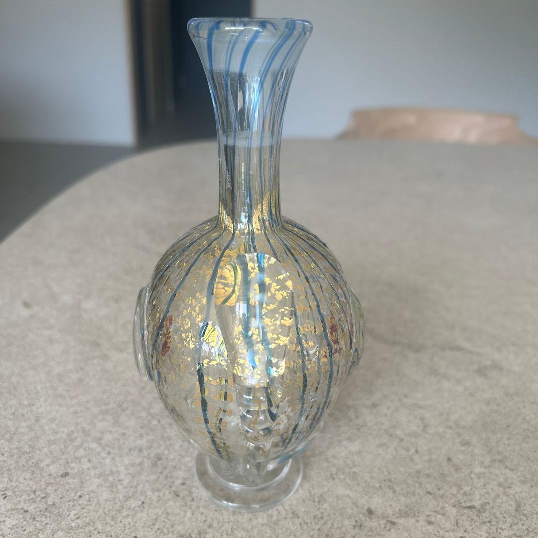 ヴェネチアングラス 花瓶 イタリア ベネチアンガラス - メルカリ
