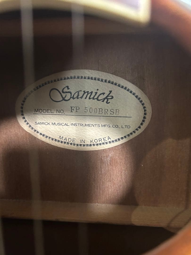 Samick FP 500BRSB アコースティックギター