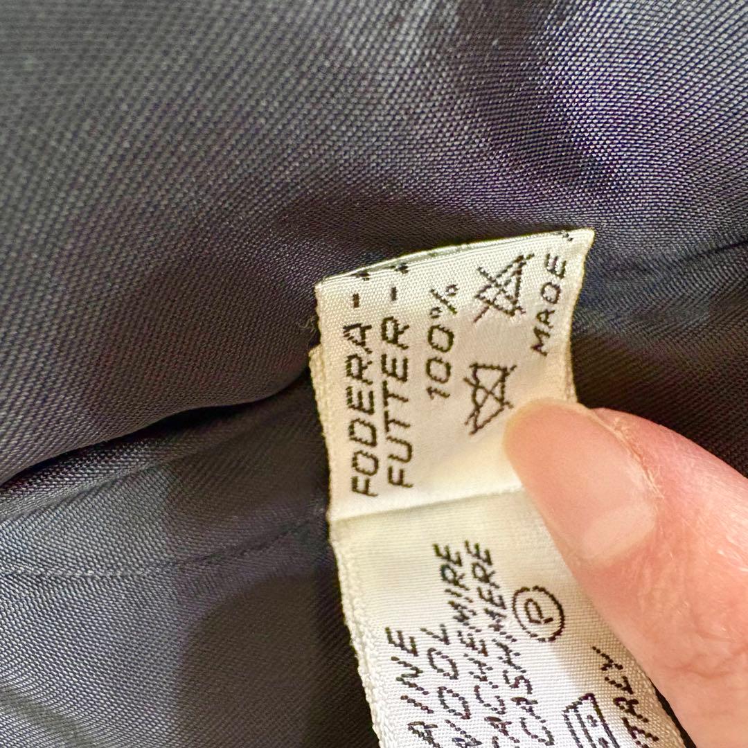 ヘルノ カシミヤ混 ヴィンテージ 裏スカーフ柄 シルク ウール