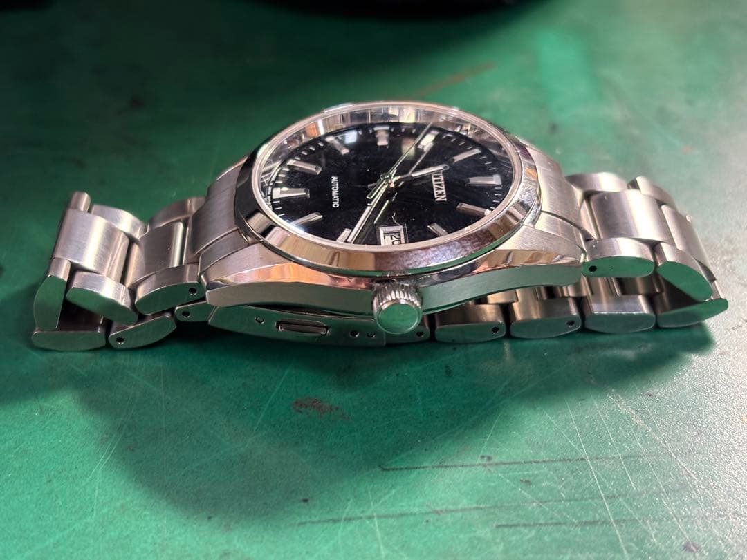 【タイガ123！・保証無し】シチズンコレクション自動巻き黒文字盤