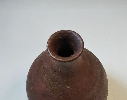 茶道具 丹波焼 らっきょ形 花入 市野克明（信水）新品