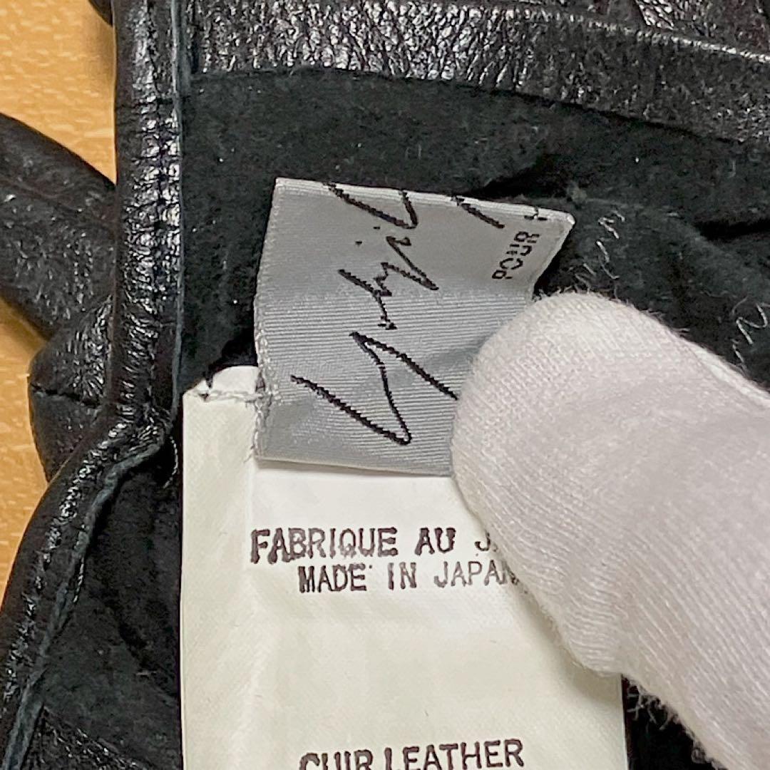 ヨージヤマモト プルオム 本革グローブ 日本製 ☆中古美品 中古・古着