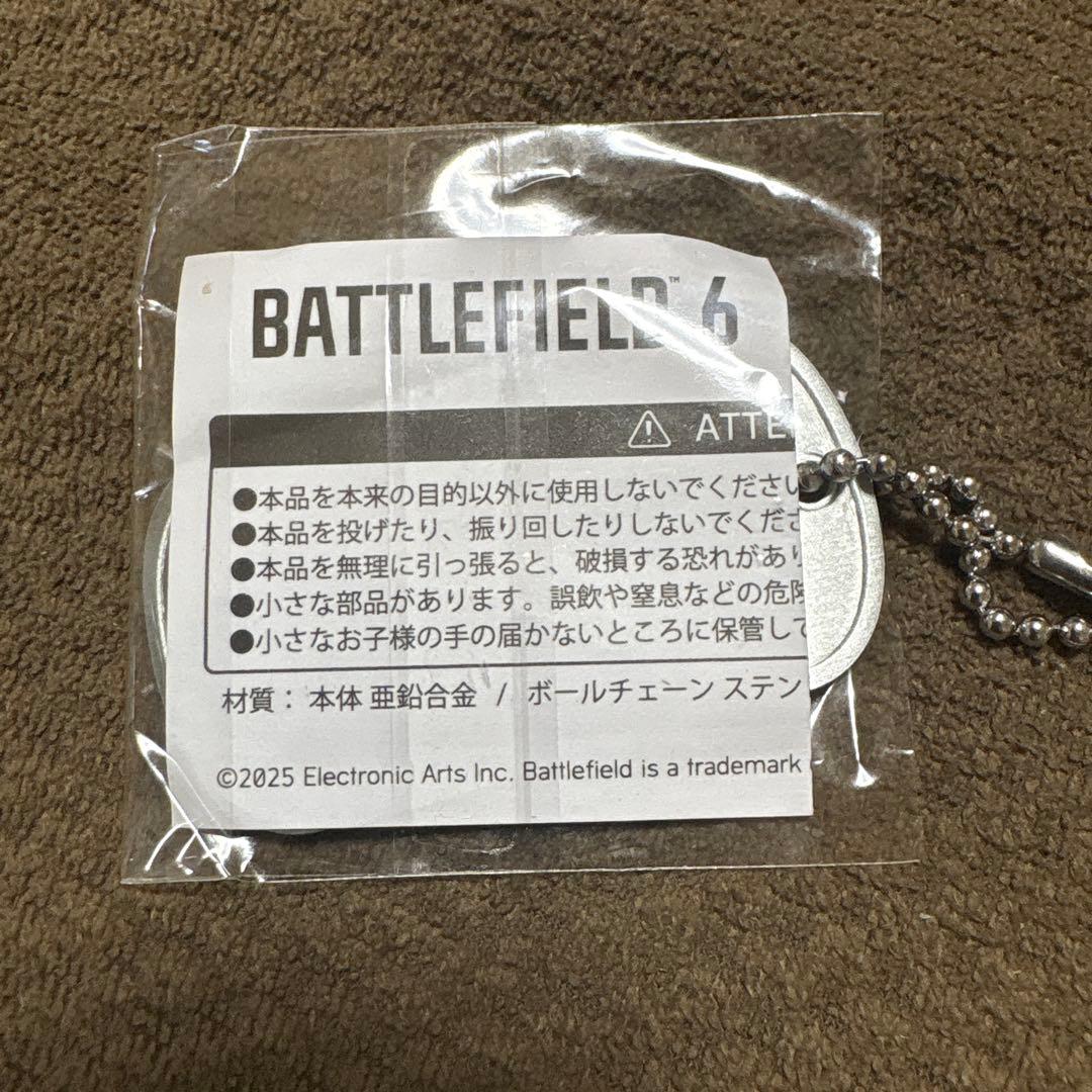 TGS2025 バトルフィールド6 Battlefield6 ドッグタグ - メルカリ