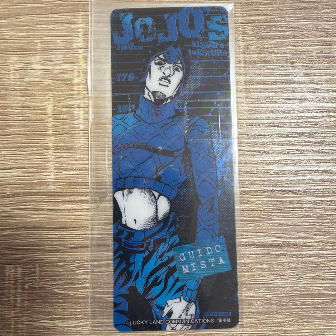 ② ジョジョ クリアしおり 5部 黄金の風 ジョジョの奇妙な冒険 - メルカリ