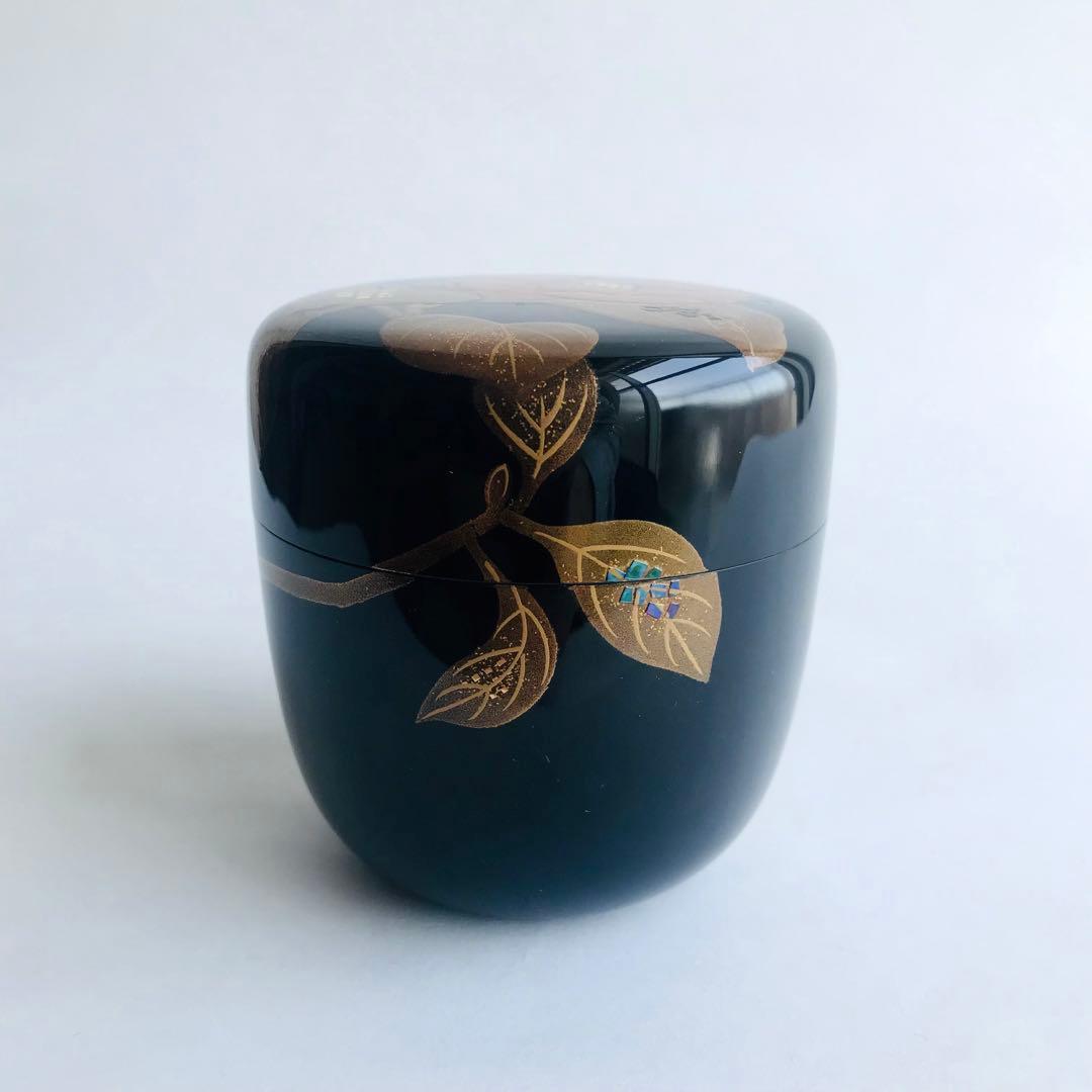 輪島塗 平野五郎作 天然木 螺鈿/梨地 高蒔絵 椿蒔絵 棗 - メルカリ