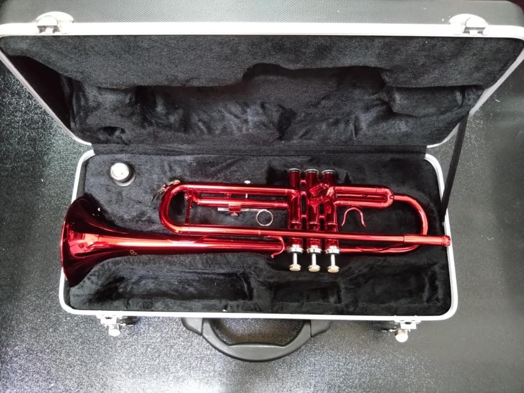 値下げ 新品同様❣Soleil トランペット STR-1 (レッド)