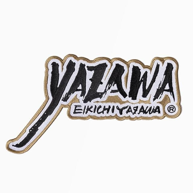 矢沢永吉 BIG刺繍ワッペンシール(ロゴ)ホワイト・(フデ)ブラック 2点セット